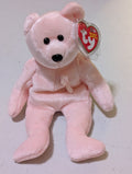 Awareness the Bear - Ty Beanie Baby (Pink, 2003, Plush Toy, MWMT, Stuffed Animal, Vintage, Retired, Plushie)