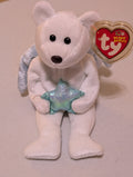 Star the Angel Bear - Ty Beanie Baby (White, 2003, Plushie, Toy, Stuffed Animal, MWMT, Vintage, Retired)