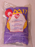 Springy the Lavender Bunny - McDonald's / Ty Teenie Beanie Baby (Lavender, 2000, Plush Toy, Vintage, Stuffed Animal, Retired)