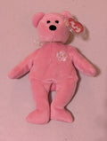 Sakura II the Bear - Ty Beanie Baby (Pink, 2000, MWMT, Plush, Toy, Stuffed Animal, Vintage, Retired)