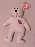 Cashew the Bear - Ty Beanie Baby (White, 2000, MWMT, Plush, Toy, Stuffed Animal, Vintage, Retired)