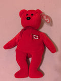 TRUE the Bear - Ty Beanie Baby (Red, 2002, MWMT, Plush, Toy, Stuffed Animal, Vintage, Retired)