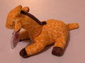 Twiga the Giraffe - Ty Beanie Baby (Orange, Brown, 1999, MWMT, Plush, Toy, Stuffed Animal, Vintage, Retired)