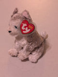 Juneau the Husky - Ty Beanie Baby (Gray, White, 2001, MWMT, Plush, Toy, Stuffed Animal, Vintage, Retired)