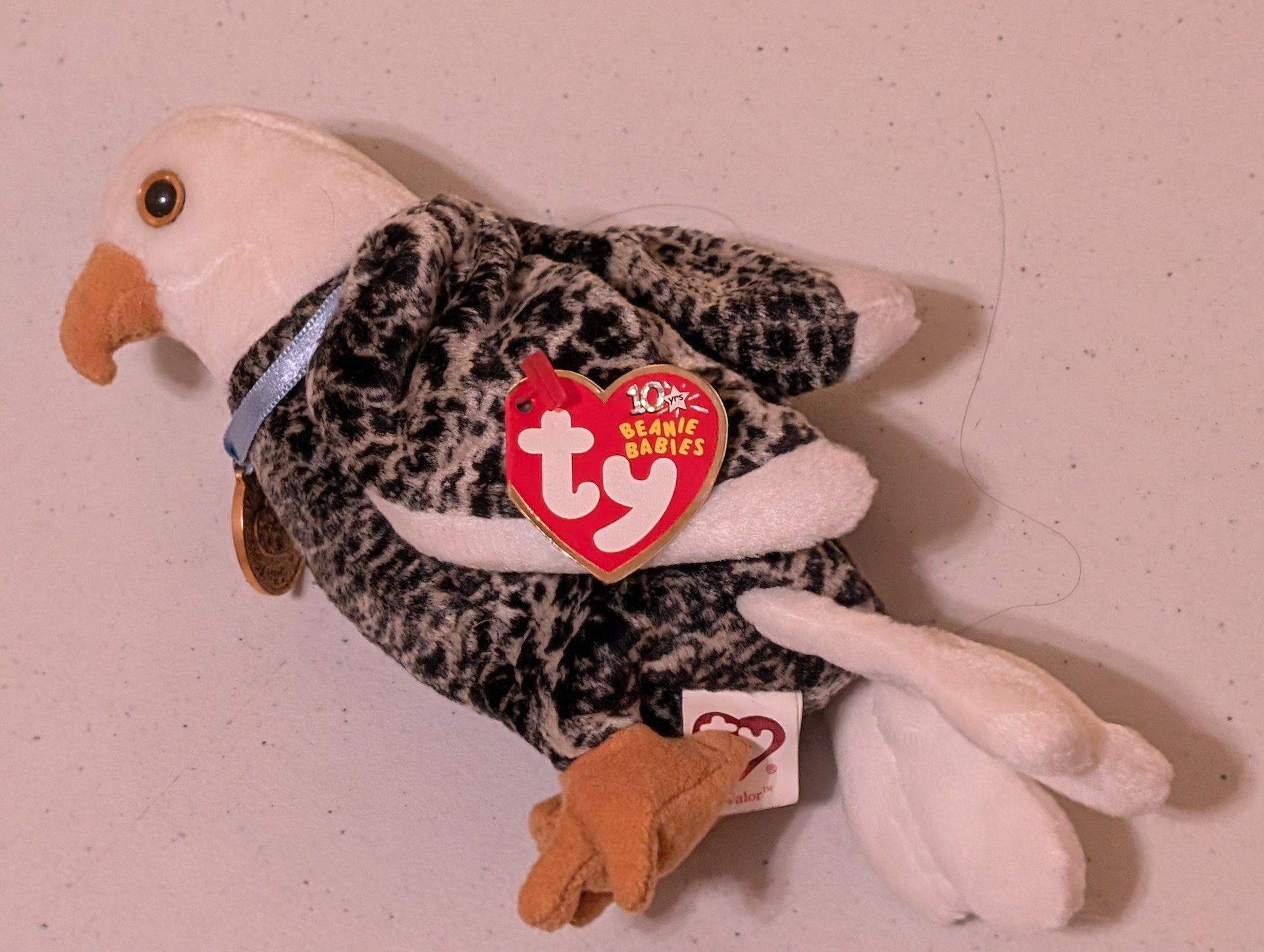 Valor the Eagle - Ty Beanie Baby (White, Black, 2003, MWMT, Plush Toy, Stuffed Animal, Vintage, Retired)