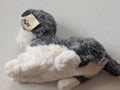 Blizzard Jr Siberian Husky Puppy Plush Toy Gray White Alaskan Malamute 11" Russ (MWMT, Vintage, Retired, VTG, Stuffed Animal, Plush, with tags, Toy, Large)