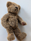 APPLAAUSE LUSCIOUS BROWN TEDDY BEAR  DAKIN NICK And NORA PLUSH 15" TALL (Vintage, Retired, with Tag, VTG, Stuffed Animal, Plush, Toy, Nick and Nora)
