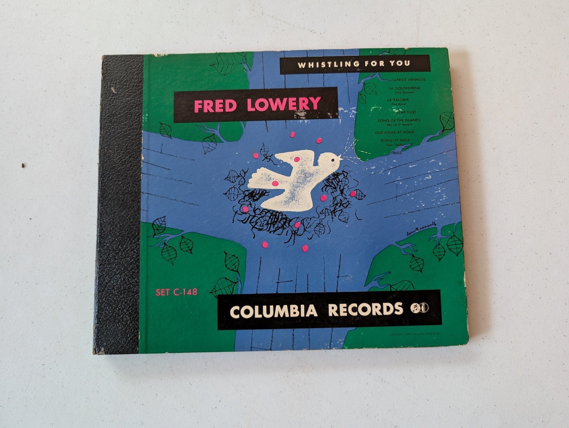 Fred Lowery - Whistling For You - 4 x Shellac (10", 78 RPM, Album), 1947 [r8792528]