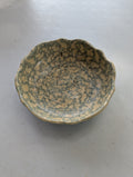 Robinson Ransbottom Roseville Pottery Blue Spongeware Bowl - antique vintage