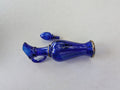 Avon cobalt blue glass cruet with a stopper 1970s vintage
