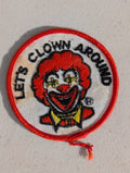 Ronald McDonaldâ€™s Letâ€™s Clown Around Fast Food Vintage Style Retro Patch Hat Cap