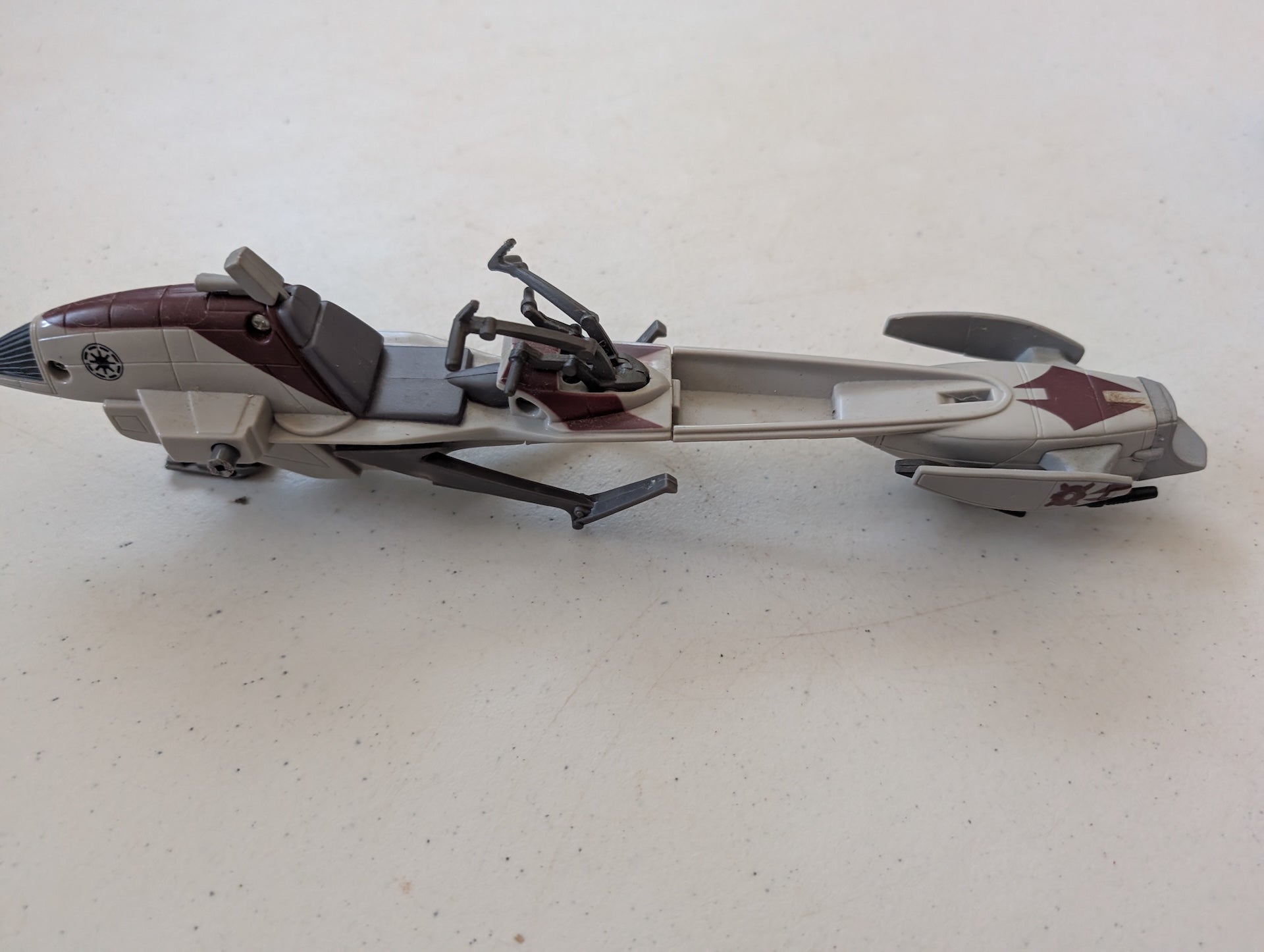 Hoth and Barc  Speeder Bike  Star Wars(Vintage, Missing parts/accessories, Collectable, Toy)