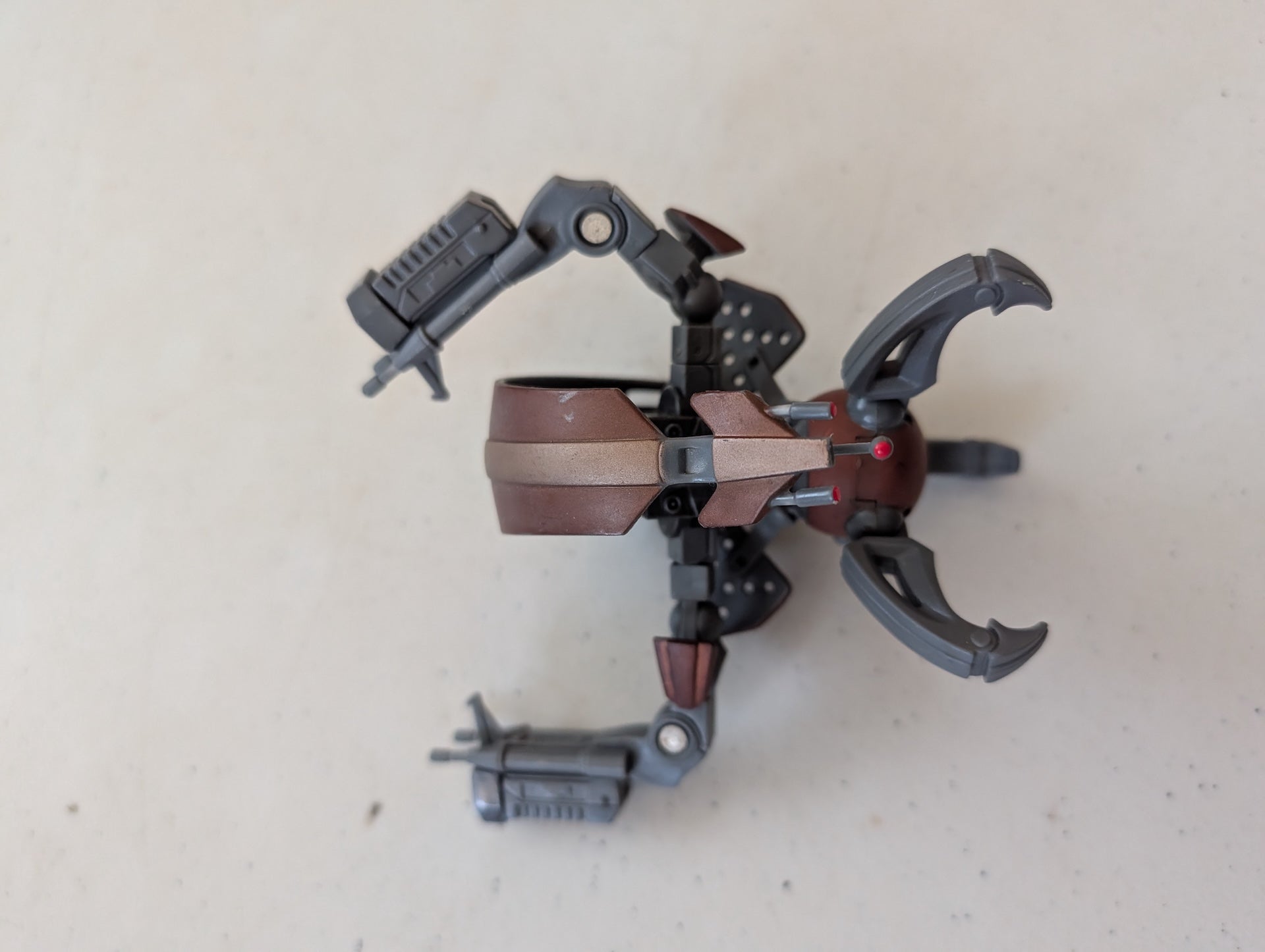 Star Wars action figure - Clone Wars Droideka (Destroyer Droid) (Vintage, Action Figure, Missing parts/accessories, Collectable, Toy)