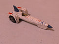 Evil Knievel Rocket Car Hot Wheels 1979  Red/White/Blue VTG Tricar X8(Vehicle, SciFi/Fantasy, Collectable, Vintage, Loose, Missing Parts/pieces, Incomplete)
