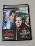 Chain Reaction / The Vanishing - Keanu Reeves Kiefer Sutherland Jeff Bridges DVD (movie, DVD)