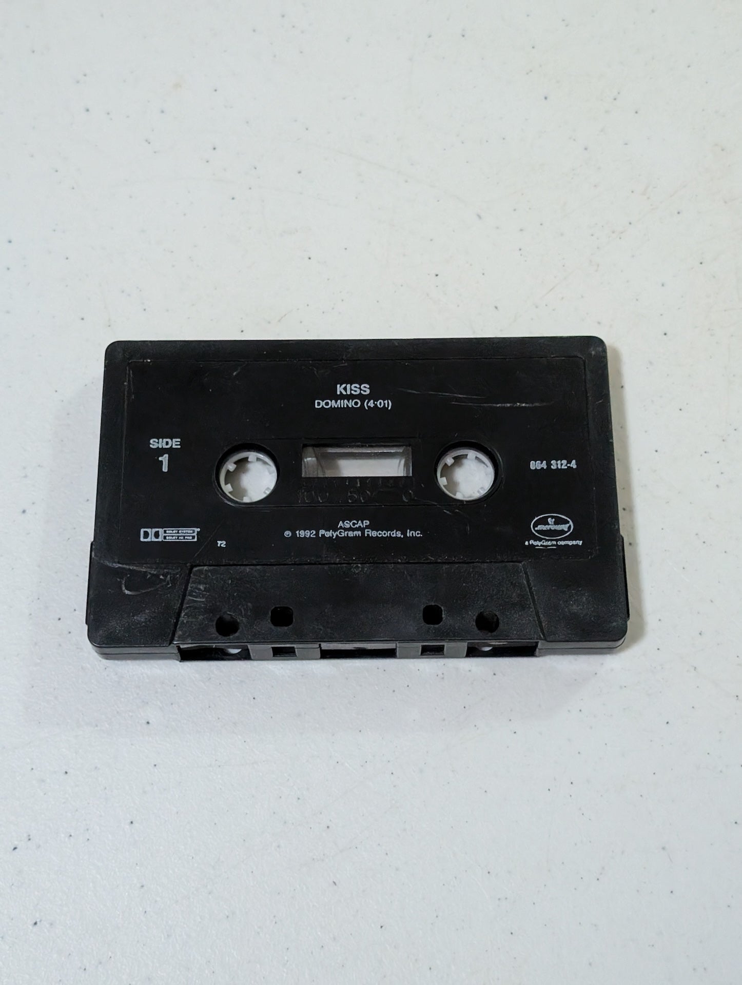 KISS Domino SINGLE CASSETTE Tape 1992 Single Cassette Only (Cassette, vintage, out of print)