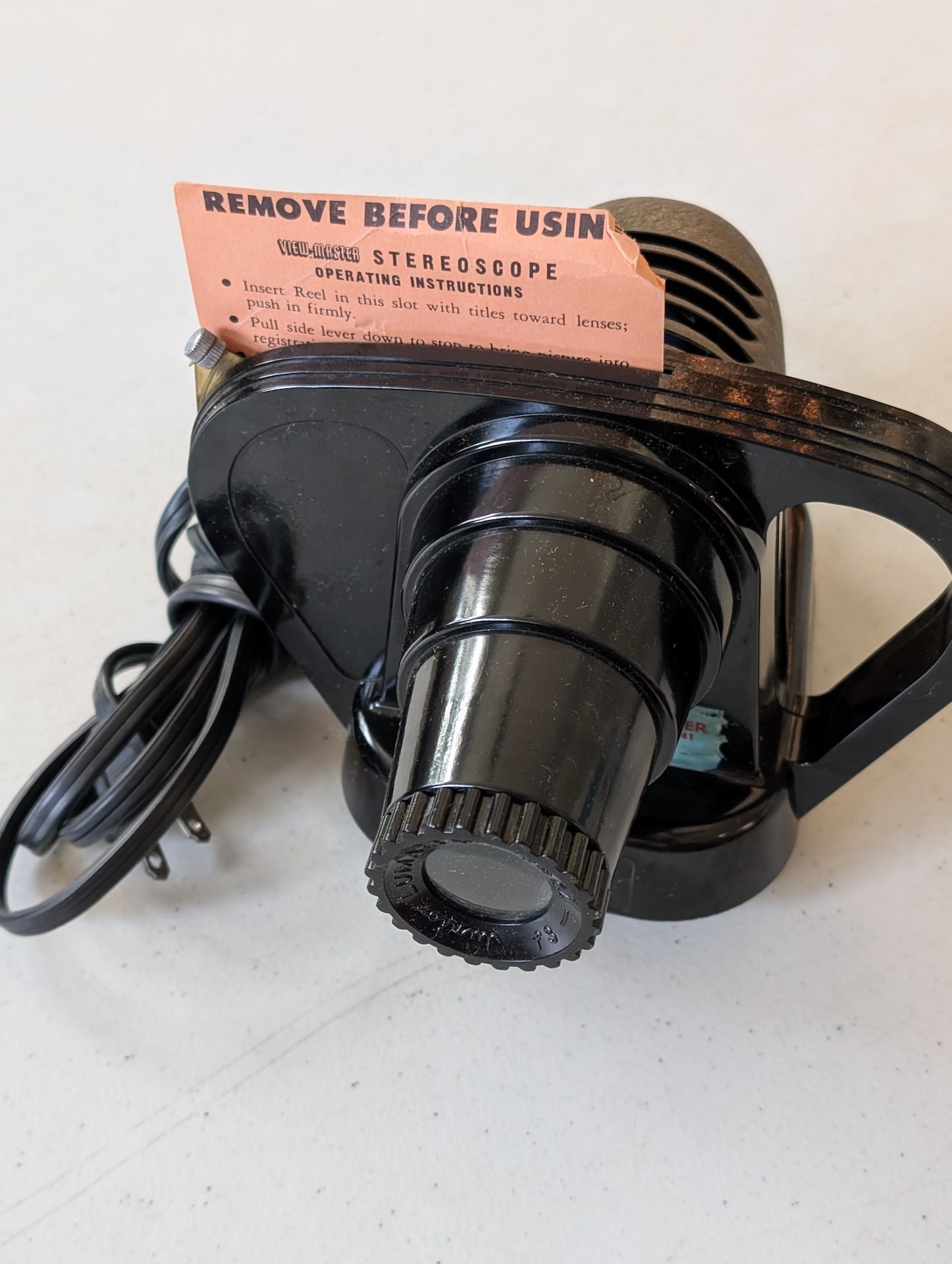 View-Master Junior Projector Vintage 1940's ~Metal  & Bakelite(vintage, collectable, nostalgia, toy)
