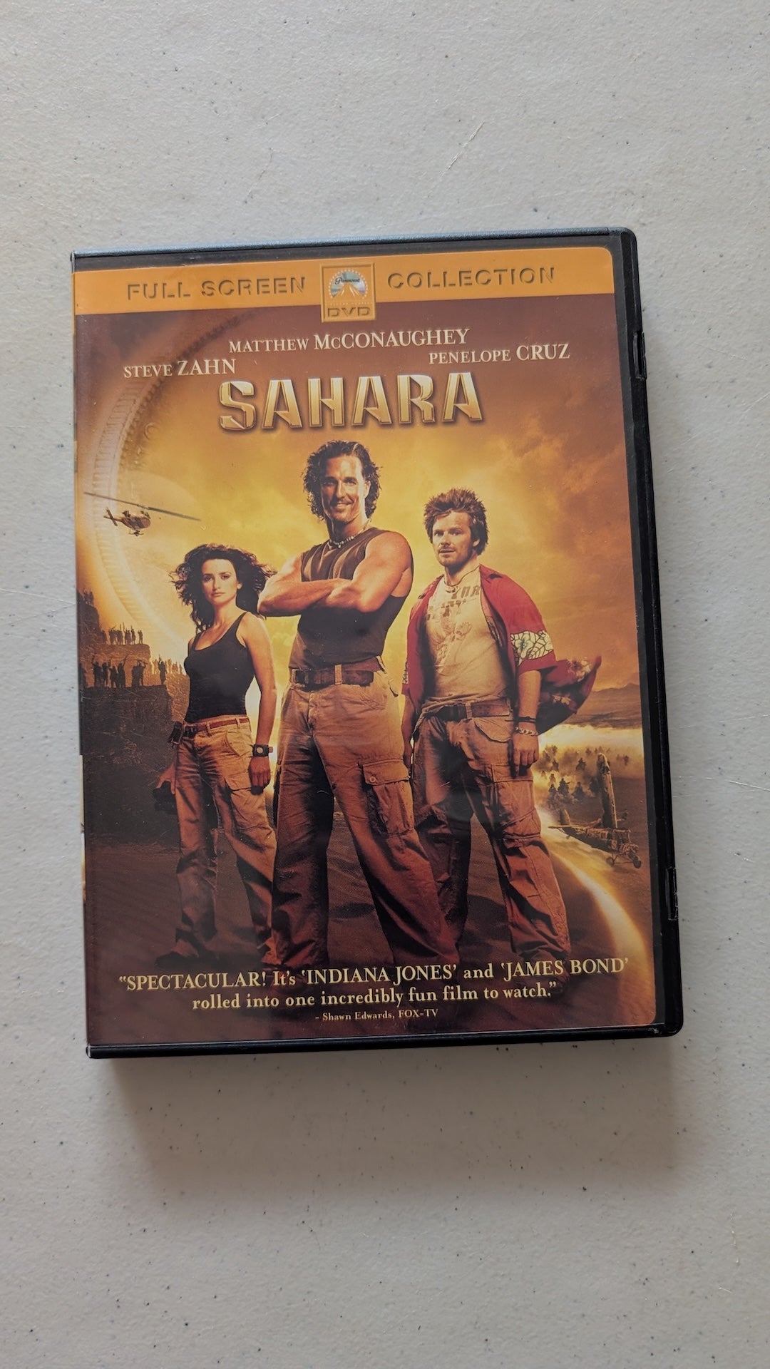 Sahara (DVD, 2005, PG-13) Matthew McConaughey, Steve Zahn, PenÃ©lope Cruz
