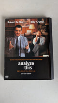 Analyze This (DVD, 1999, R) Robert De Niro, Billy Crystal, Lisa Kudrow