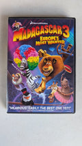 Madagascar 3: Europe's Most Wanted (DVD, 2012, PG) Ben Stiller, Chris Rock, David Schwimmer