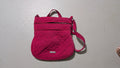 Disney Hipster Crossbody Bag from Vera Bradley - 2010s Handbag (Quilted Cotton Crossbody Bag, Quilted Floral, Magenta / Bright Pink)