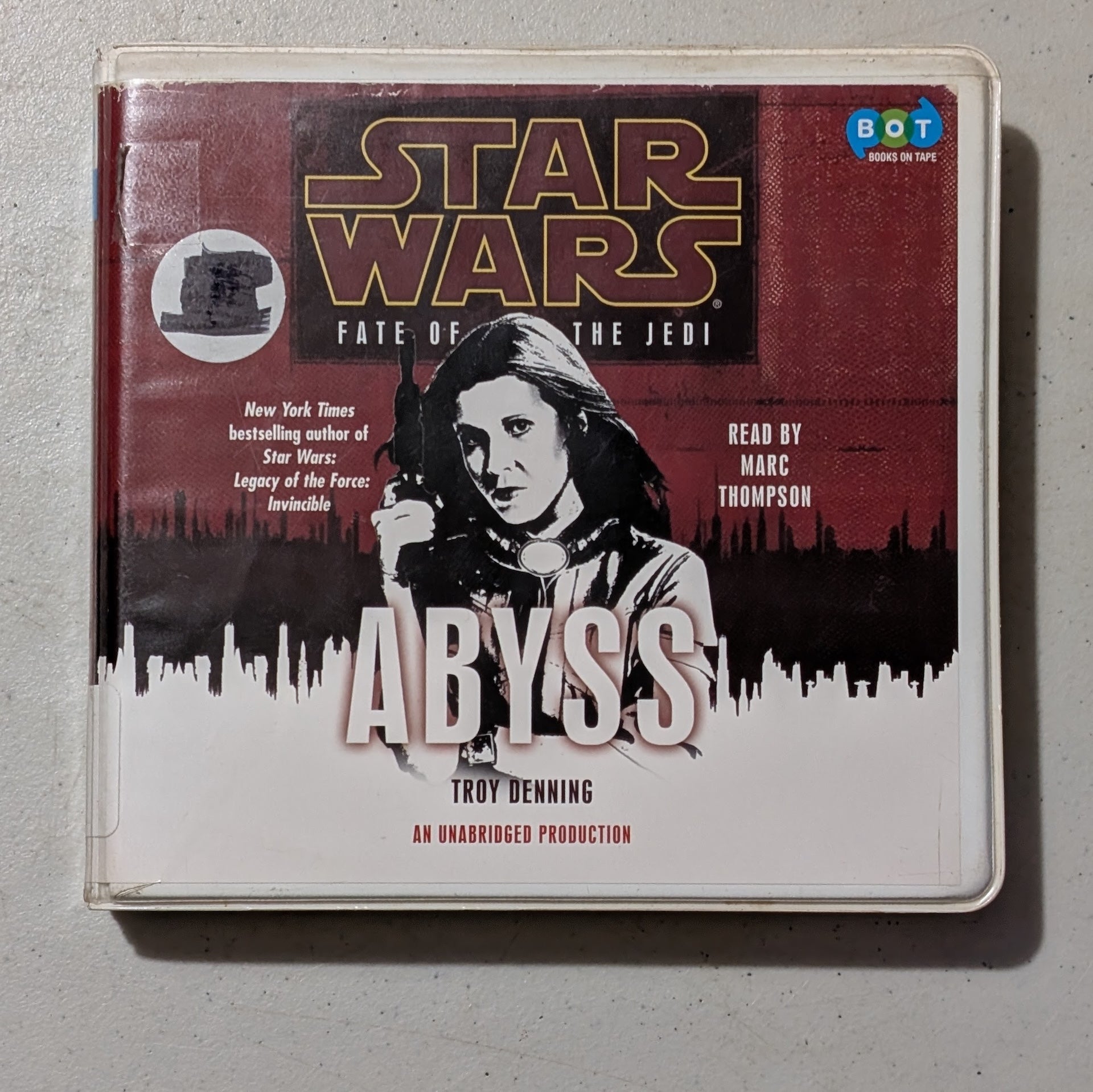 Star Wars: Fate of the Jedi - Abyss by Troy Denning (Sci-Fi, Star Wars, Audiobook on CD, 2009, Former Library Book)