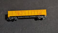 Union Pacific MOW Gondola Gondola likely from Athearn - 1970s HO Scale Model Train (Plastic, Metal Gondola, Yellow, Red)