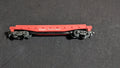 Great Northern Flatcar Flatcar likely from Life-Like/Model Power - 1980s HO Scale Model Train (Plastic, Metal Flatcar, Not Applicable, Red, White)