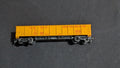 Union Pacific MOW Gondola Gondola likely from Athearn - 1970s HO Scale Model Train (Plastic, Metal Gondola, Not Applicable, Yellow, Red)
