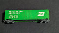 Burlington Northern Boxcar Boxcar likely from Athearn - 1970s-1980s HO Scale Model Train (Plastic, Metal Boxcar, Not Applicable, Green, White)