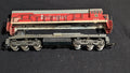 Burlington Northern SD-Series Shell & Chassis Parts likely from Athearn - 1980s HO Scale Model Train (Plastic, Metal Parts, Not Applicable, Red, Grey)
