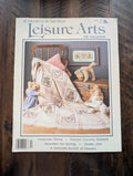 Leisure Arts: The Magazine by Leisure Arts (Crafts, Magazine, 1988, Leisure Arts, 80s crafts, teddy bear pattern, vintage magazine, spring crafts)