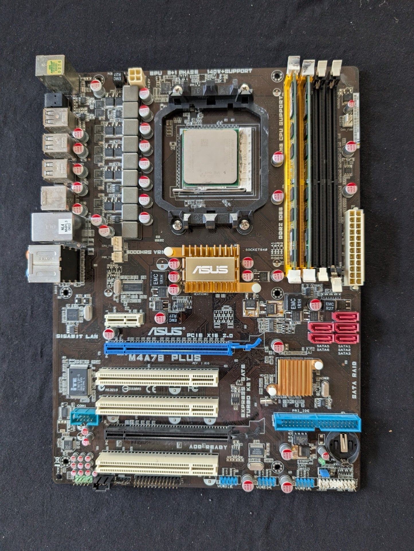 ASUS M4A78 PLUS ATX Motherboard Socket AM2+/AM3 (w/ Athlon X2 CPU)