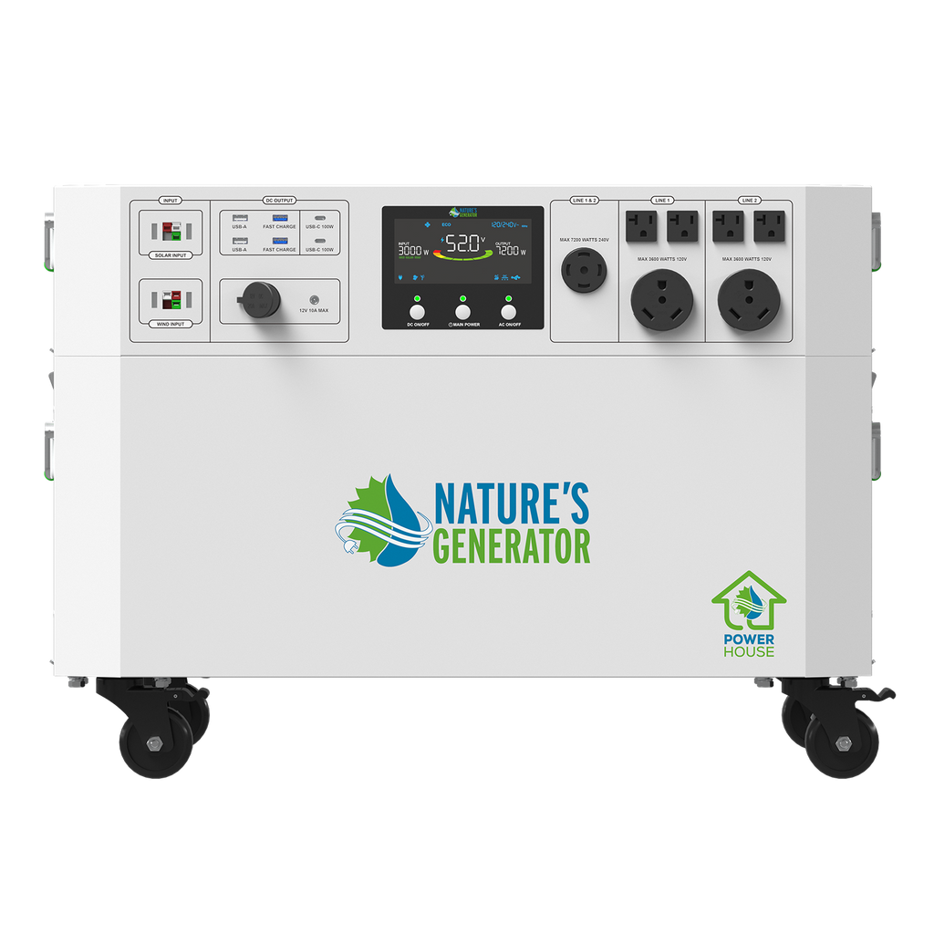 Powerhouse V2 Solar Generator and Transfer Switch