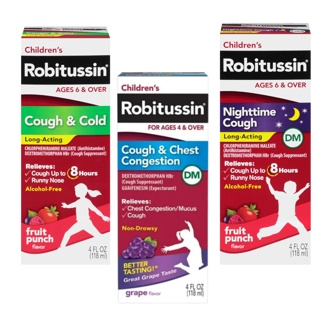 Robitussin Children’s Variety Cough Syrup (4 oz)