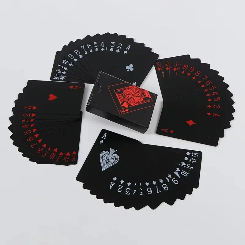 Waterproof PVC Illusionist Poker Cards – Durable, Sleek, and Washable Playing Deck for Parties, Game Nights & Family Fun