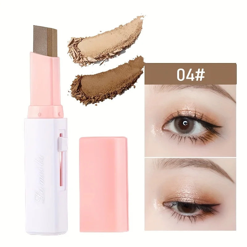 2 In 1 Highlighter Eyeshadow Stick Makeup Waterproof Long Lasting