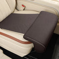 Car Seat Leg Support Extension Suede Universal Auto Seat Extender Leg Cushion For Driver Memory Foam Seat Padding Mat Cover
