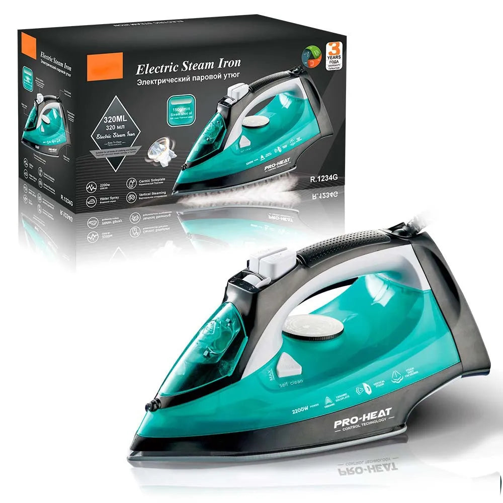 Home Steam Iron: Handheld Hanging Wired Electric Type – 2200W Power, Dry & Wet Dual-Use, Household Ironing Appliance