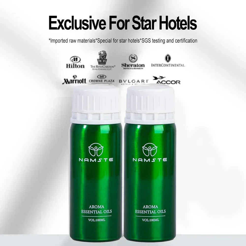 100ML Pure Plant essential Oil Hotel Home Room Fragrance Diffuser Air Purifier