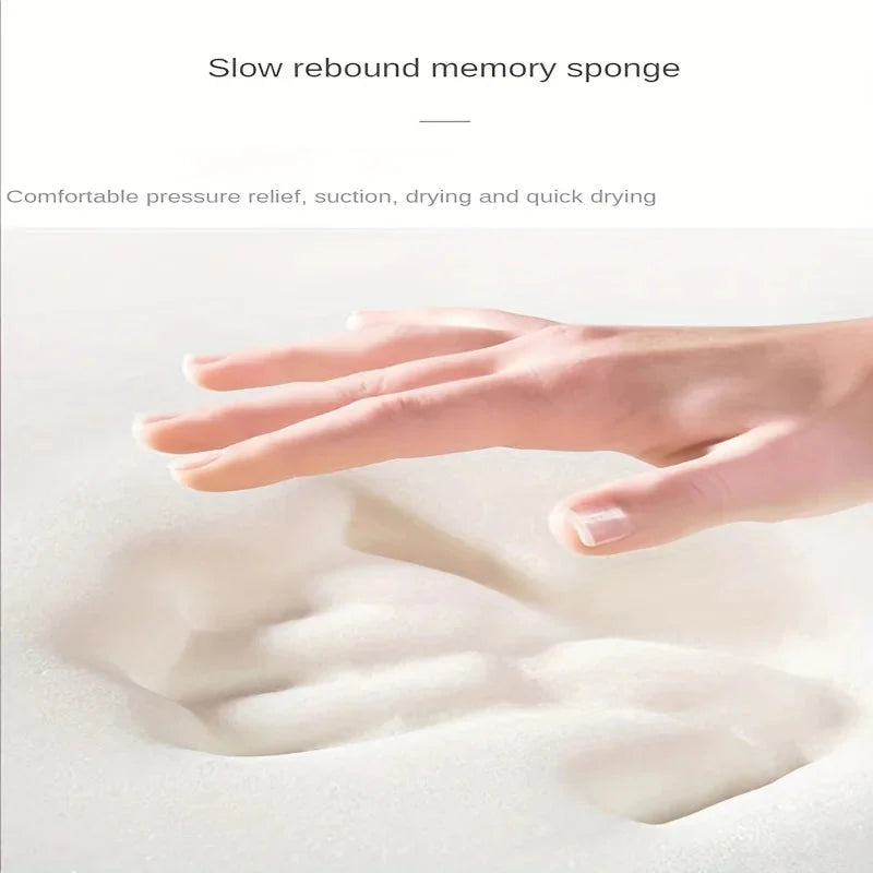 Long Hair Absorbent Bathroom Mat – Furry Non-Slip Shower & Entrance Rug