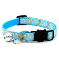 Cat Collar with Bell – Adjustable Star & Moon Pet Necklace