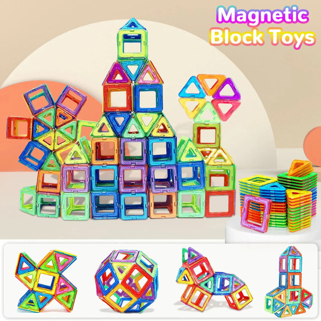 Magnetic Building Blocks - STEM Educational Toys for Kids Aged 4-12