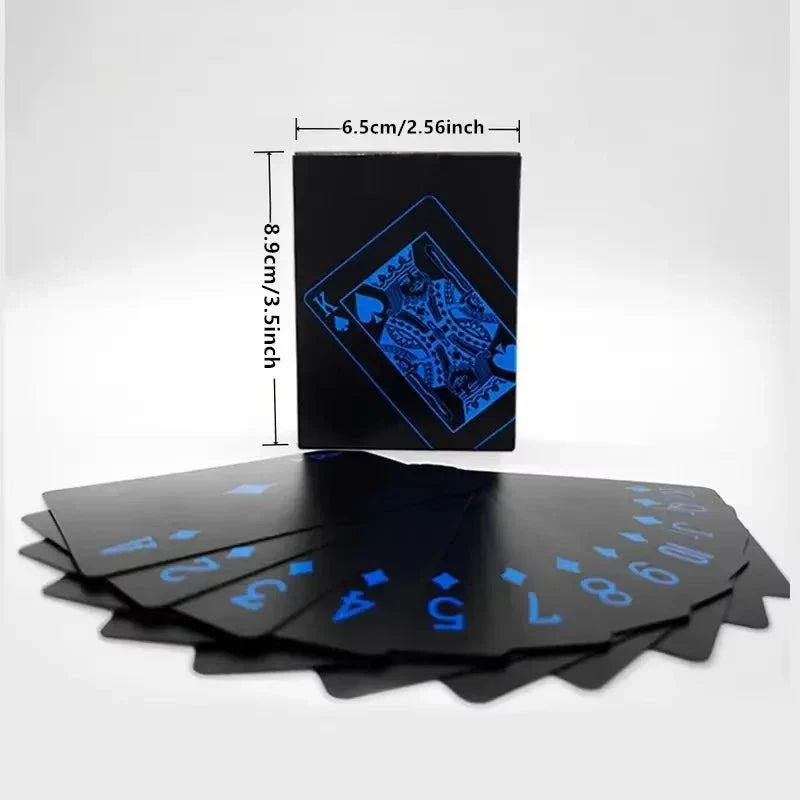 Waterproof PVC Illusionist Poker Cards – Durable, Sleek, and Washable Playing Deck for Parties, Game Nights & Family Fun