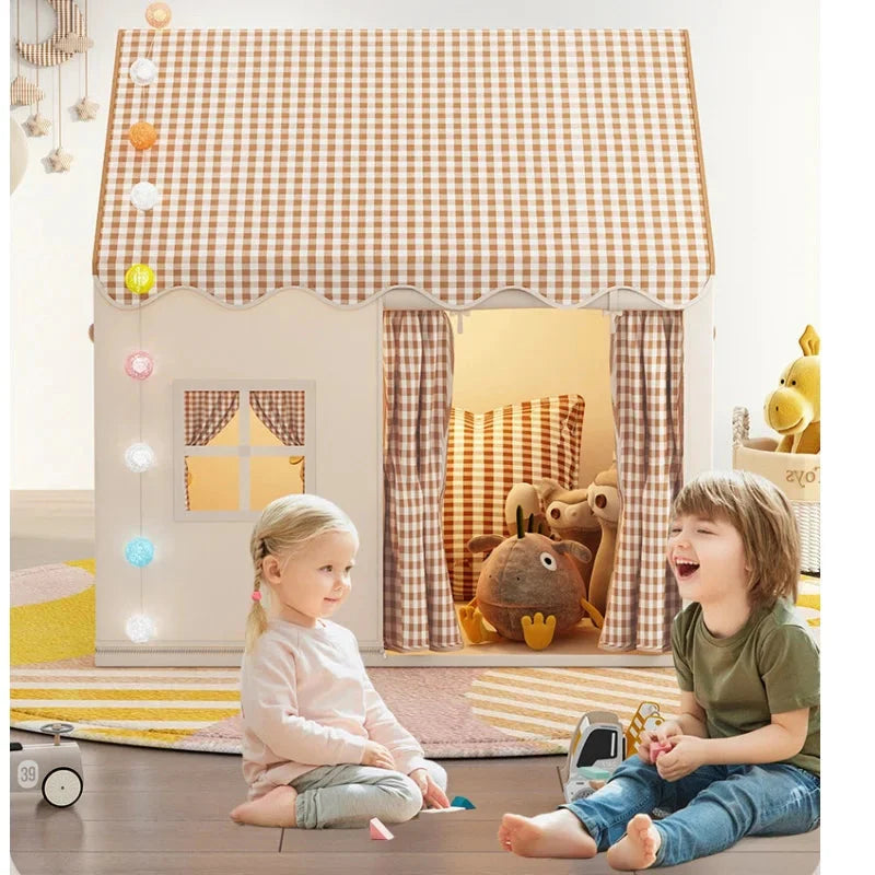 Kids Princess Castle Play Tent Indoor Folding House