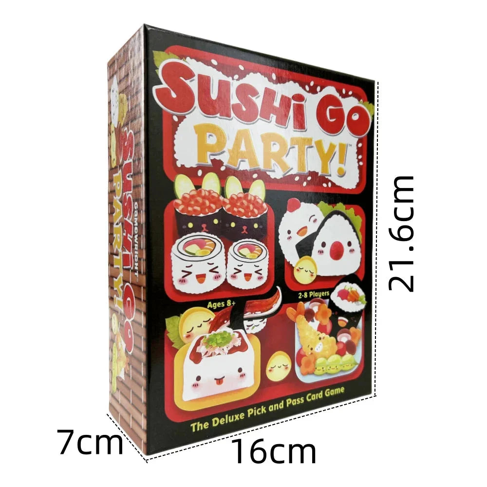 Sushi Go Card Game – Fun Family Party Board Game & Holiday Gift