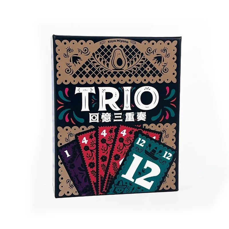 Trio Board Game – Strategic Card Matching Game for Family & Friends