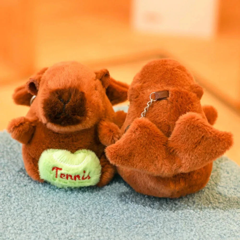 Cute Capybara Plush Toy Hoodie – Small Winged Stuffed Doll for Kids