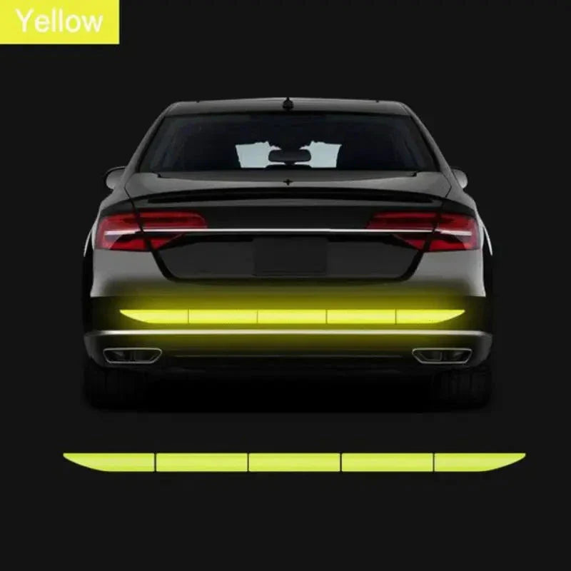 1 Set Reflective Warning Safety Tape - Car Trunk Anti-Collision, Add Protection For Your Vehicle