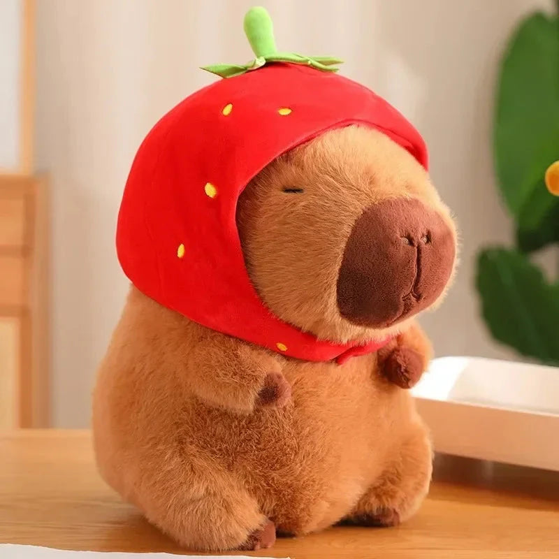 12-32cm Capybara Plush Simulation Capibara Anime Fluffty Toy Cute Doll Stuffed Animals Soft Doll Plush Children Christmas Gift
